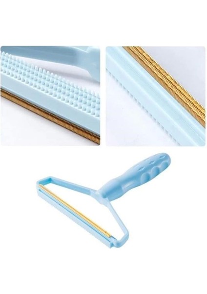 Çift Taraflı Elbise Kazak Plastik Kumaş Tüy Alma ve Tiftik Temizleyici Toplayıcı Taşınabilir (4887)