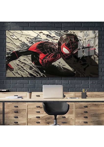 Sanatsal Yapayzeka, Creative Art, 3D Dekoratif Baskı Yatay Cam Tablo 383