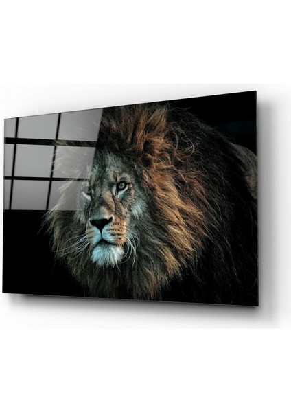 Aslan Cam Tablo | Hediyelik, Dekoratif, Ofis, Mutfak