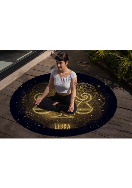 Yoga, Meditasyon,burçlar ve Mandala Temalı, Meditasyon Halısı 27