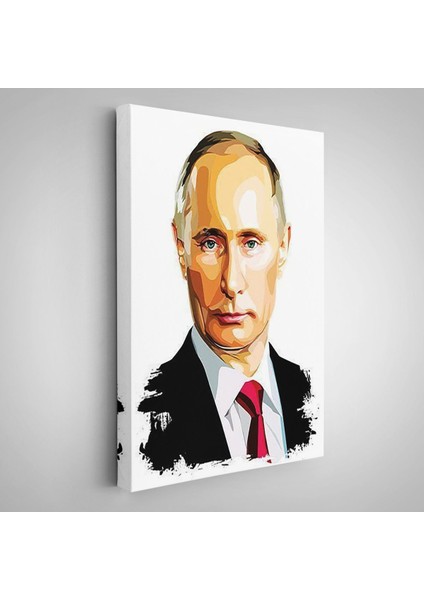 Çerçeveli Vladimir Putin - Rusya Devlet Başkanı TABLOSU-7958