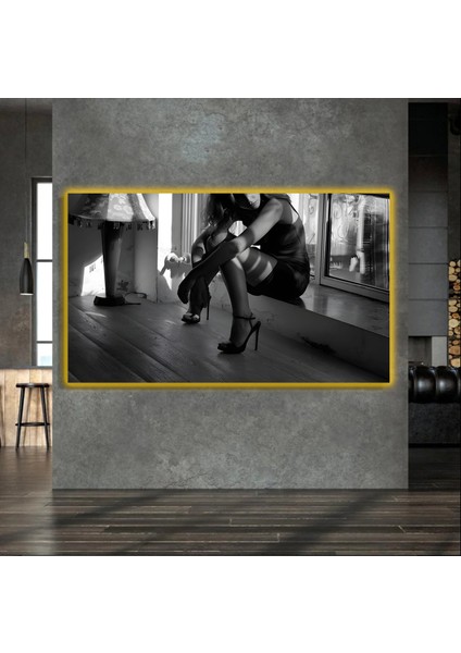 LED Işıklı Kanvas Tablo, 3D Dekoratif Baskılı Tablo Yapay Zeka Destekli Modern Tasarımlar 117