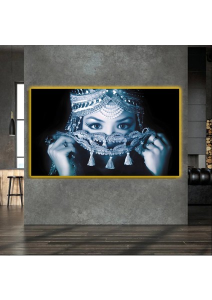 LED Işıklı Kanvas Tablo, 3D Dekoratif Baskılı Tablo Yapay Zeka Destekli Modern Tasarımlar 146