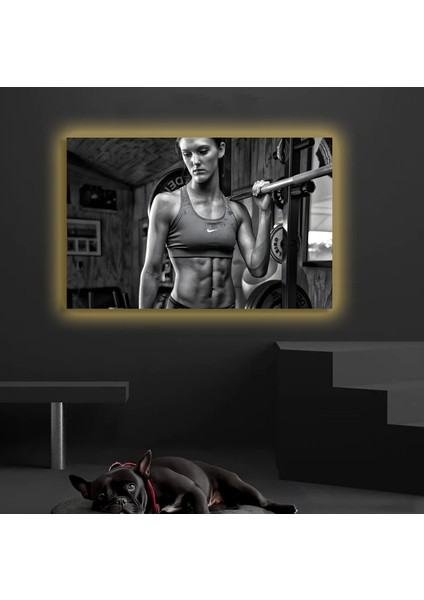 LED Işıklı Kanvas Tablo, 3D Dekoratif Baskılı Tablo Yapay Zeka Destekli Modern Tasarımlar 163