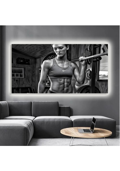 LED Işıklı Kanvas Tablo, 3D Dekoratif Baskılı Tablo Yapay Zeka Destekli Modern Tasarımlar 163