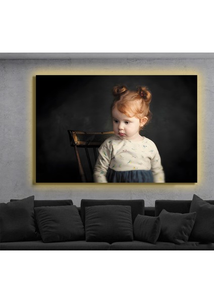 LED Işıklı Kanvas Tablo, 3D Dekoratif Baskılı Tablo Yapay Zeka Destekli Modern Tasarımlar 347