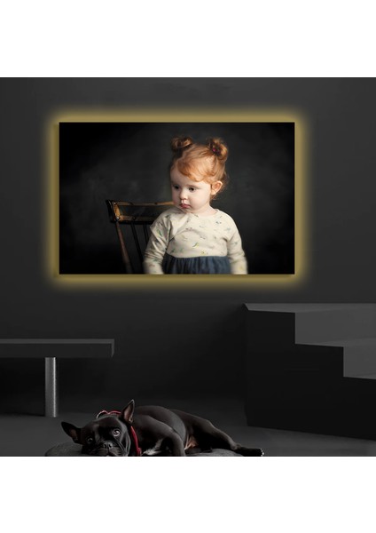 LED Işıklı Kanvas Tablo, 3D Dekoratif Baskılı Tablo Yapay Zeka Destekli Modern Tasarımlar 347