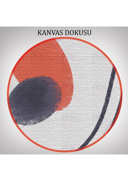 Kırmızı Tonlu Suluboya Görünümlü Soyut Desenler Duvar Tablosu Üçlü SET-EF-105