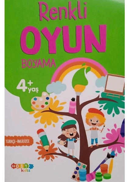 Hoby Kidss Renkli Oyun +4 Yaş Boyama