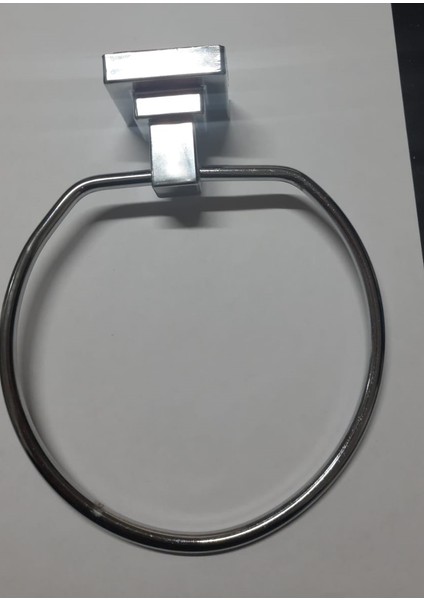 Büro Ev Ofis Yazlık Için Yapışkanlı Metal Yuvarlak Havluluk Askısı