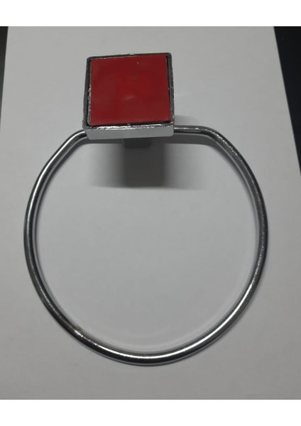 Büro Ev Ofis Yazlık Için Yapışkanlı Metal Yuvarlak Havluluk Askısı