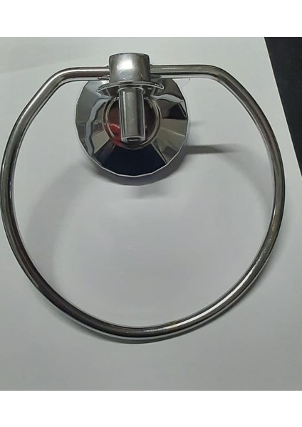 Büro Ev Ofis Yazlık Için Vakumlu Metal Yuvarlak Havluluk Askısı