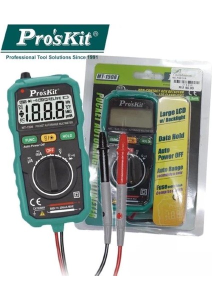 MT-1508 Cep Tipi Multimetre Ölçü Aleti