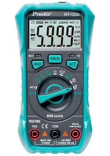 MT-1236 Dijital Multimetre Ölçü Aleti