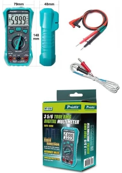 MT-1236 Dijital Multimetre Ölçü Aleti