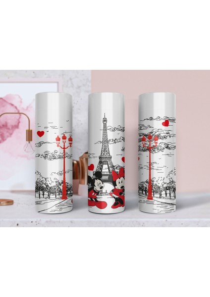 Dream Collectıon Fare Özel Tasarım Sıcaklık Göstergeli Dijital Led Paslanmaz Çelik Termos 450 Ml fiyatları