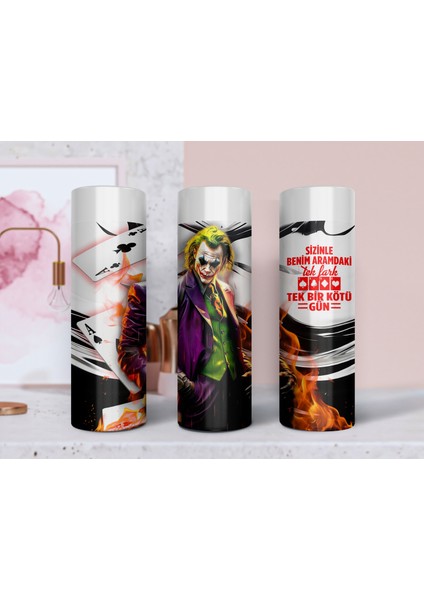 Joker Özel Tasarım Sıcaklık Göstergeli Dijital Led Baskılı Paslanmaz Çelik Termos 450 Ml fiyatları
