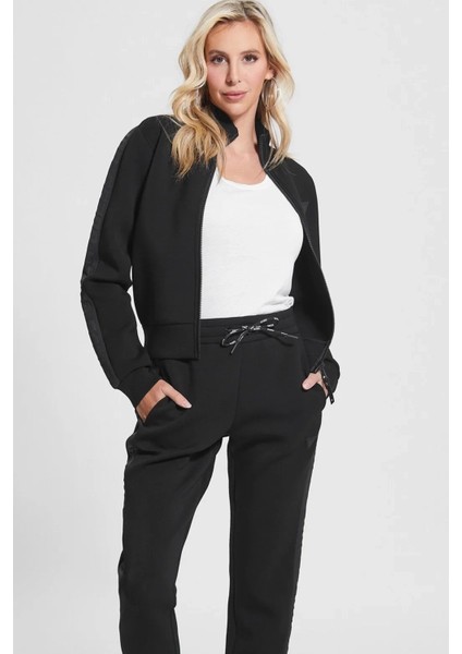 Kadın New Allie Aktif Scuba Sweatshirt - Siyah modelleri