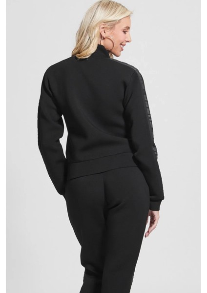 Kadın New Allie Aktif Scuba Sweatshirt - Siyah indirimleri