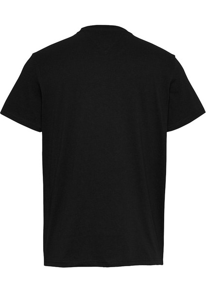 Erkek Tjm Grafik Yazı T-Shirt - Siyah fırsatları