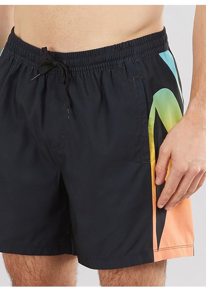 Siyah Erkek Çocuk Şort Mayo EQBJV03516-EVERYDAY Holmes Volley Y modelleri