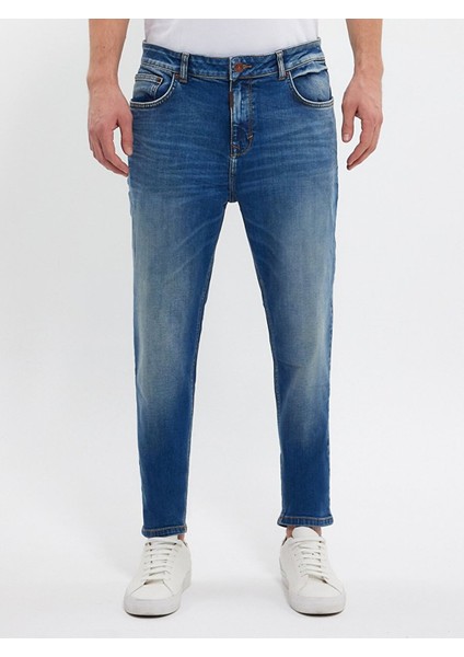 Erkek Alessıo Dar Paça Orta Bel Jean Pantolon fiyatları