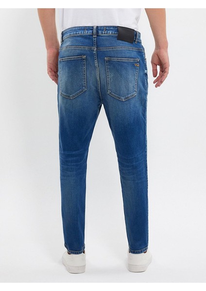 Erkek Alessıo Dar Paça Orta Bel Jean Pantolon modelleri