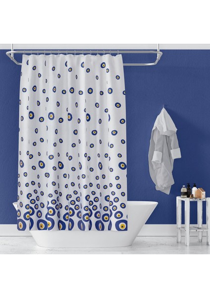 Banyo Perdesi 3795 2X100X200, Perde Borusu Askı Aparatı Köşe Boru Beyaz Hediyeli, Duş Perdesi Seti fiyatları