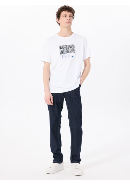 Orta Bel Straight Lacivert Erkek Denim Pantolon Washıngton Straıght-73 fiyatları