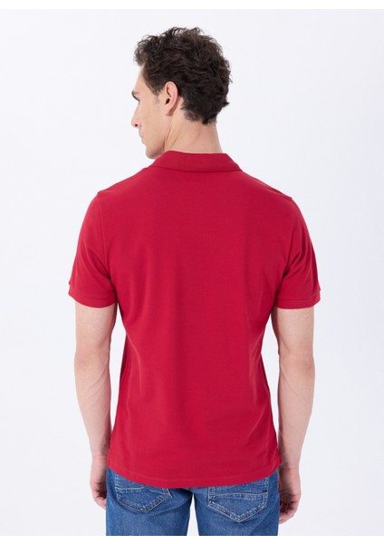 Baskılı Kırmızı Erkek Polo T-Shirt M5SM-TST1335 indirimleri