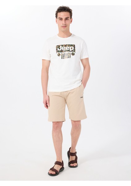 Bej Erkek Basic Düz Sweat Şort J5SM-SHT7252 fiyatları