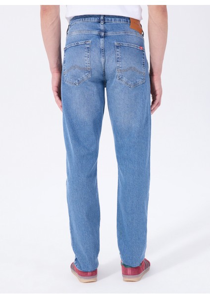 Orta Bel Slim Fit Indigo Erkek Denim Pantolon Mıchıgan Slım - 1174 fırsatları