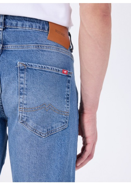 Orta Bel Slim Fit Indigo Erkek Denim Pantolon Mıchıgan Slım - 1174 indirimleri