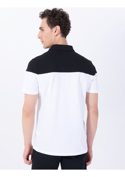 Blok Desenli Siyah - Beyaz Erkek Polo T-Shirt M5SM-TST1333 indirimleri