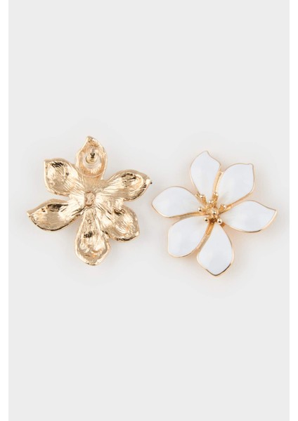 Kadın Beyaz Çiçek Küpe E7835AXNS modelleri