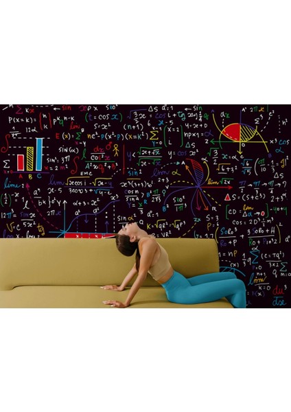 - Matemetik Formullerinin Olduğu Duvar Kağıdı - POSTERI-5085