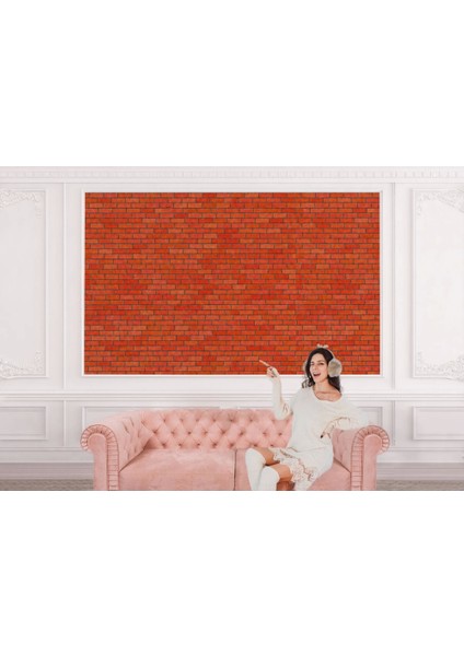 - Taş Tuğla Desenli Duvar KAĞIDI-5604