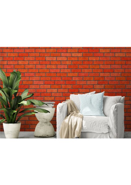 - Taş Tuğla Desenli Duvar KAĞIDI-5604