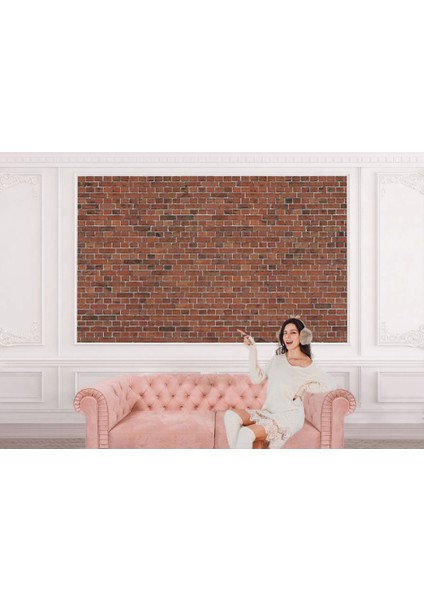 - Taş Tuğla Desenli Duvar KAĞIDI-5599