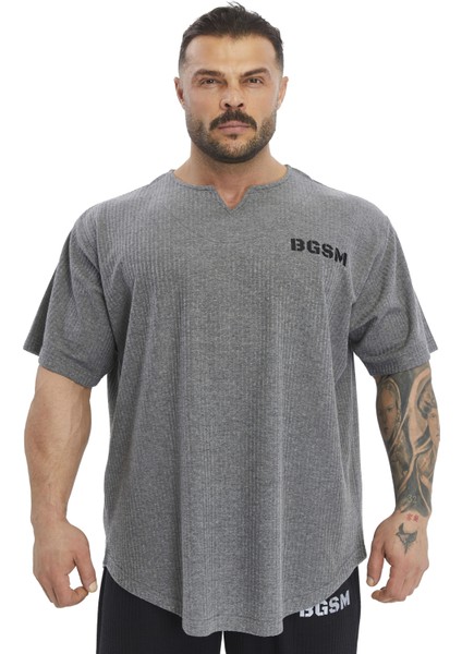 Oversize Pamuklu T-Shirt, Gym Rag Top Bgsm 3376