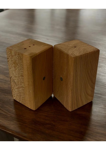 Mıknatıslı El Işçiliği Gürgen Ağacı Baharatlık