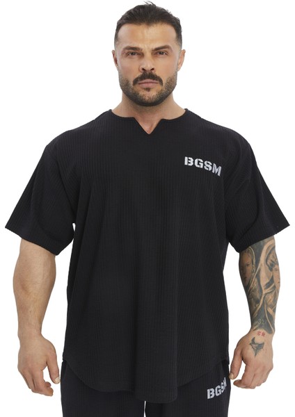 Oversize Pamuklu T-Shirt, Gym Rag Top Bgsm 3376