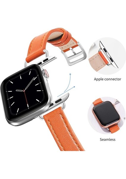 Apple Saat 7 45 Mm. -6 & Se & 5 & 4 44 Mm. -3 & 2 & 1 42 Mm. Açık Kahverengi (Yurt Dışından)