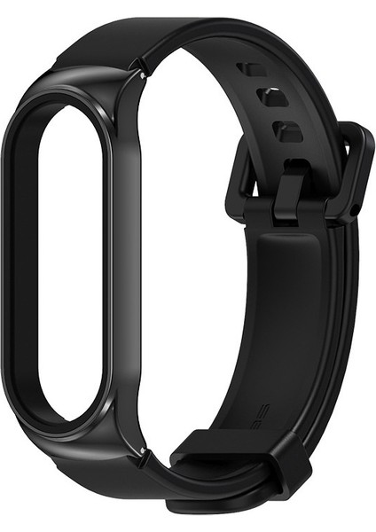 Xiaomi Mi Için Silikon Saat Kayışı - Siyah / Siyah (Yurt Dışından) indirimleri