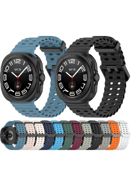 Samsung Galaxy Watch 7 Ultra Silikon Saat Kayışı Için (Yurt Dışından) fiyatları