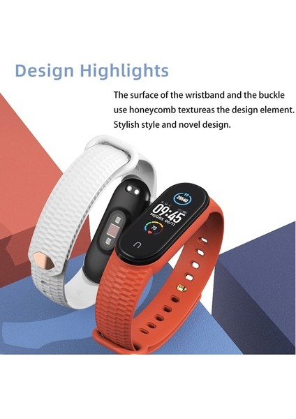 Xiaomi Mi Band 5/6/7 Şarap Kırmızısı Için Silikon Izleme Bandı (Yurt Dışından) fiyatları