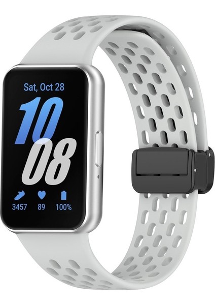 Samsung Galaxy Fit 3 Için Manyetik Toka Silikon Kayış (Yurt Dışından) modelleri