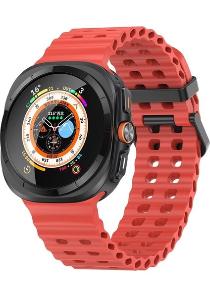 Samsung Galaxy Watch Ultra 47MM Için Ocean Silikon Kayış (Yurt Dışından)