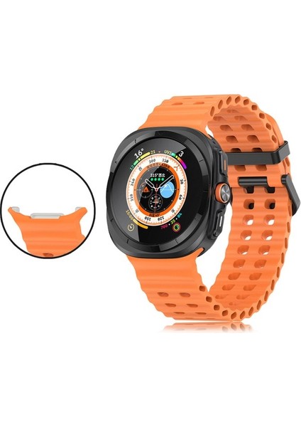 Samsung Galaxy Watch Ultra 47MM Için Ocean Silikon Kayış (Yurt Dışından)