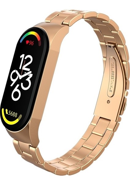 Xiaomi Mi Band 7 Gold Için Üç Kılıf Ste Watch Band (Yurt Dışından) indirimleri